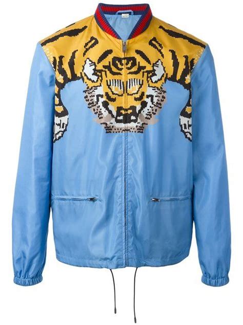 tiger bomber jacket gucci|gucci python coat.